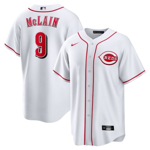 Men's Cincinnati Reds Matt McLain White Home Jersey