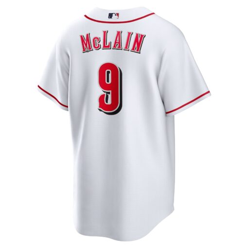 Men's Cincinnati Reds Matt McLain White Home Jersey - Image 3