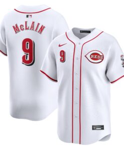 Men's Cincinnati Reds Matt McLain White Home Limited Player Jersey