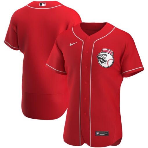 Men's Cincinnati Reds Scarlet Alternate Team Logo Jersey