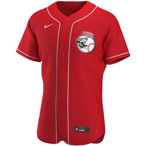 Men's Cincinnati Reds Scarlet Alternate Team Logo Jersey - Image 2