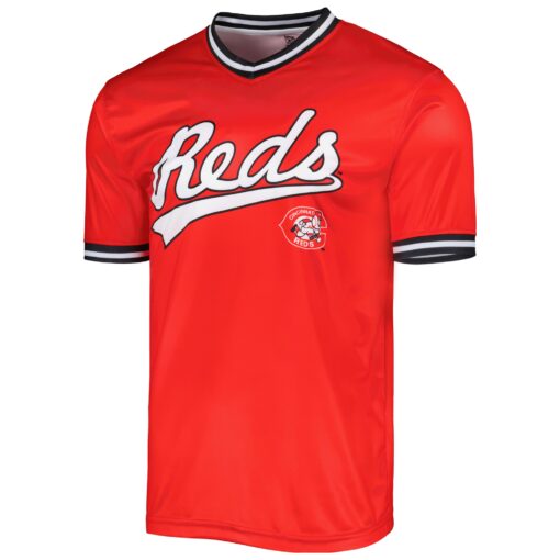 Men's Cincinnati Reds Stitches Red Cooperstown Collection Team Jersey - Image 2