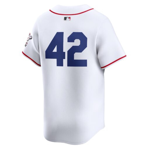 Men's Cincinnati Reds White 2024 Jackie Robinson Day Home Limited Jersey - Image 3