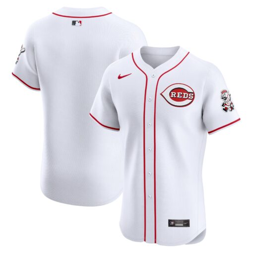 Men's Cincinnati Reds White Home Elite Jersey