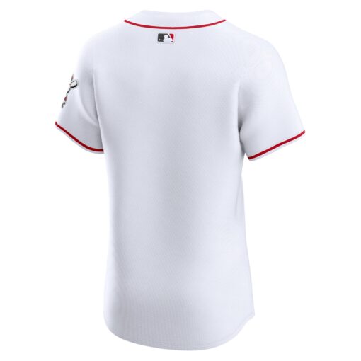 Men's Cincinnati Reds White Home Elite Jersey - Image 3