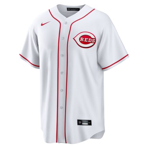 Men's Cincinnati Reds White Home Team Jersey - Image 2