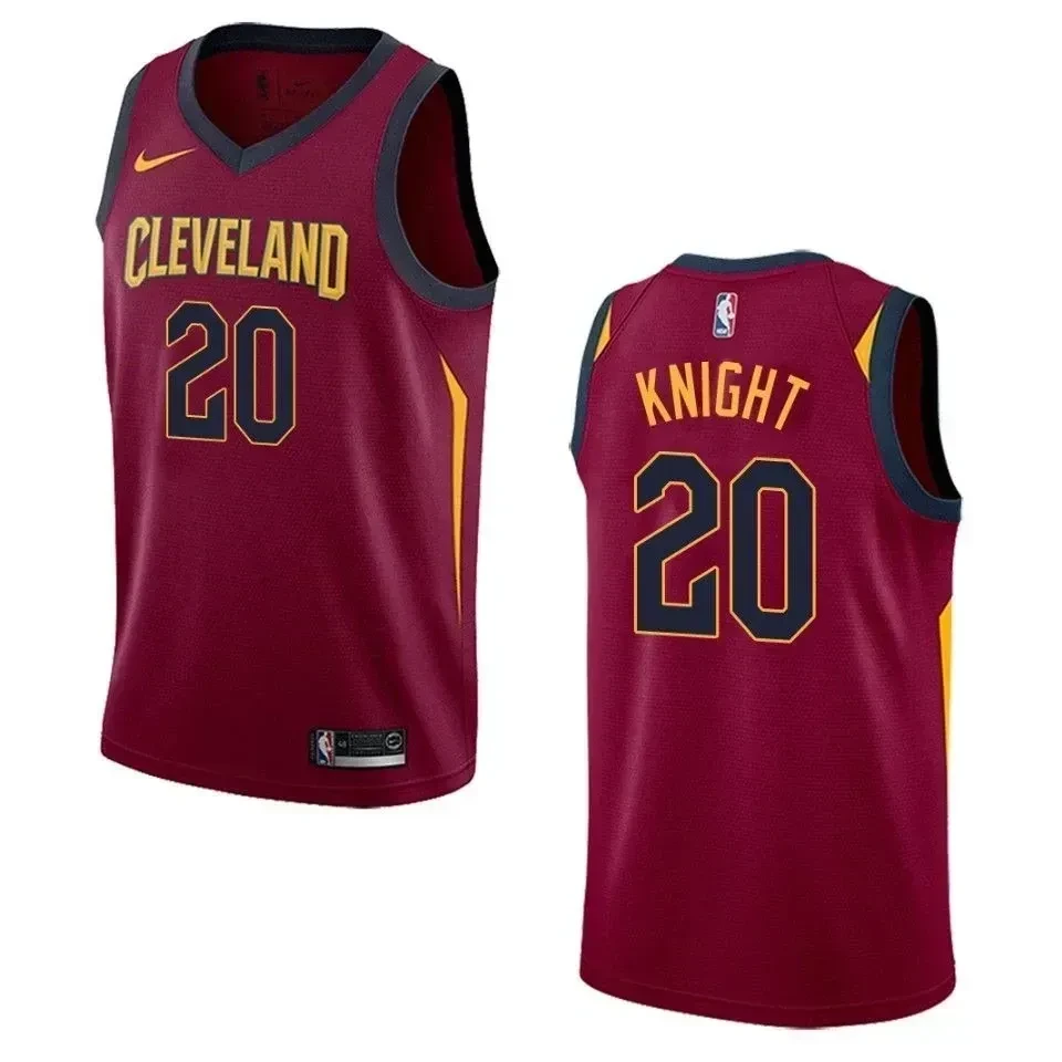 Men's Cleveland Cavaliers 20 Brandon Knight Icon Swingman Jersey - Maroon - JS843