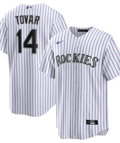 Men's Colorado Rockies Ezequiel Tovar White Home Jersey