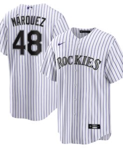 Men's Colorado Rockies GermÃ¡n MÃ¡rquez White Home Player Jersey