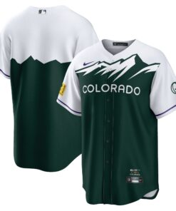 Men's Colorado Rockies Green City Connect Team Jersey