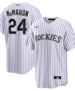 Men's Colorado Rockies Ryan McMahon White Home Player Jersey