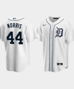 Men's Detroit Tigers 44 Daniel Norris White Home Jersey Jersey