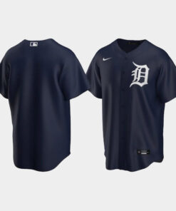 Men's Detroit Tigers Alternate Navy Jersey Jersey