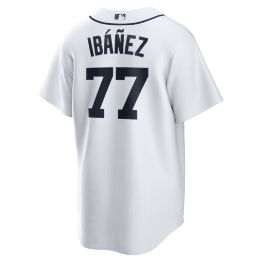 Men's Detroit Tigers Andy Ibanez White Home Jersey - Image 3