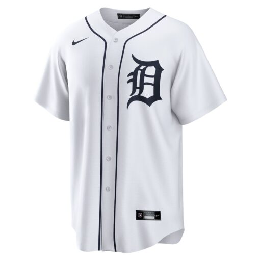 Men's Detroit Tigers Andy IbÃ¡Ã±ez White Home Player Jersey - Image 2