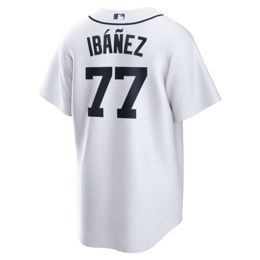 Men's Detroit Tigers Andy IbÃ¡Ã±ez White Home Player Jersey - Image 3