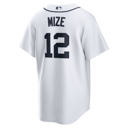 Men's Detroit Tigers Casey Mize White Home Jersey - Image 3