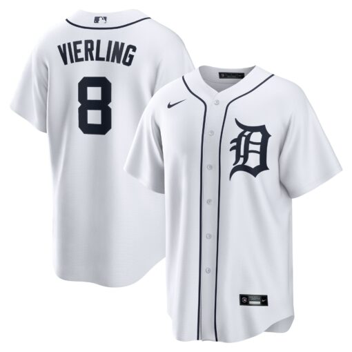 Men's Detroit Tigers Matt Vierling White Home Jersey