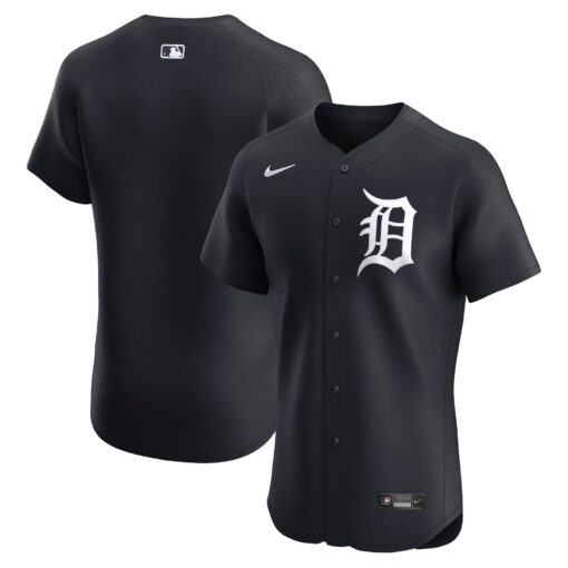Men's Detroit Tigers Navy Alternate Elite Jersey