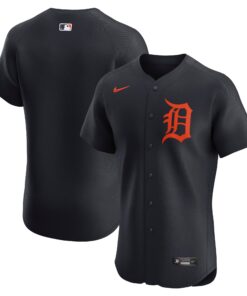 Men's Detroit Tigers Navy Alternate Elite Jersey
