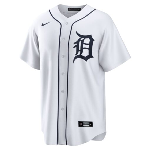 Men's Detroit Tigers Riley Greene White Player Jersey - Image 2