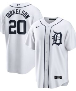 Men's Detroit Tigers Spencer Torkelson White Home Jersey