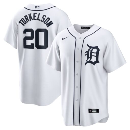 Men's Detroit Tigers Spencer Torkelson White Home Jersey