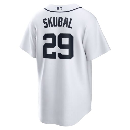 Men's Detroit Tigers Tarik Skubal White Home Jersey - Image 3