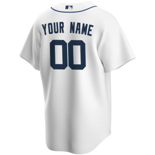 Men's Detroit Tigers White Home Custom Jersey - Image 3