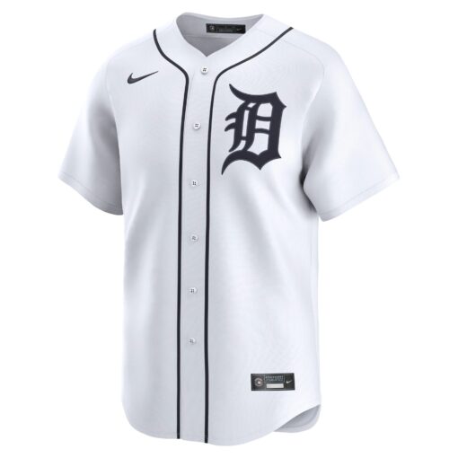 Men's Detroit Tigers White Home Limited Jersey - Image 2