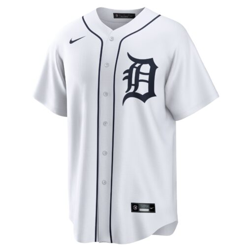Men's Detroit Tigers White Home Team Jersey - Image 2