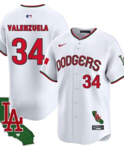 Men's Dodgers Mexico California Patch Vapor Premier Limited Jersey V3