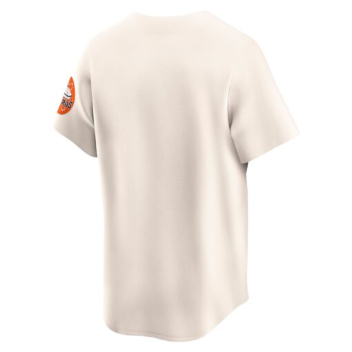 Men's Houston Astros Cream Throwback Cooperstown Collection Limited Jersey - Image 3