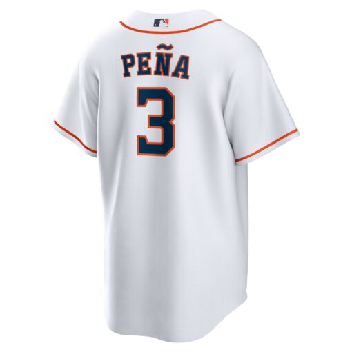 Men's Houston Astros Jeremy PeÃ±a White Home Jersey - Image 3