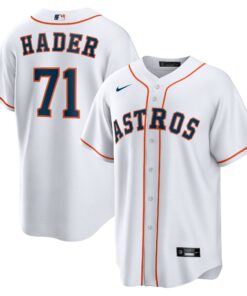 Men's Houston Astros Josh Hader White Home Player Jersey