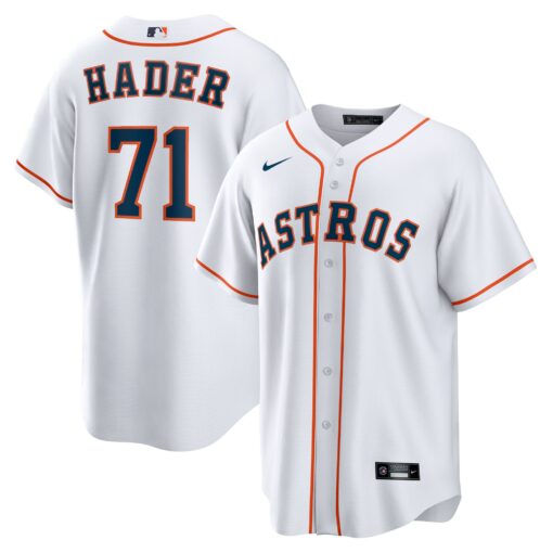 Men's Houston Astros Josh Hader White Home Player Jersey