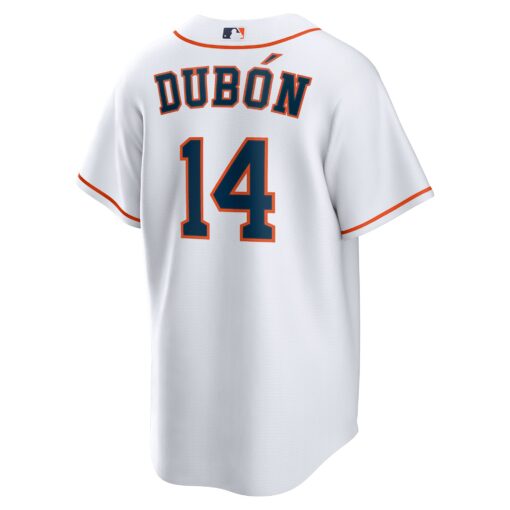 Men's Houston Astros Mauricio Dubon White Home Jersey - Image 3