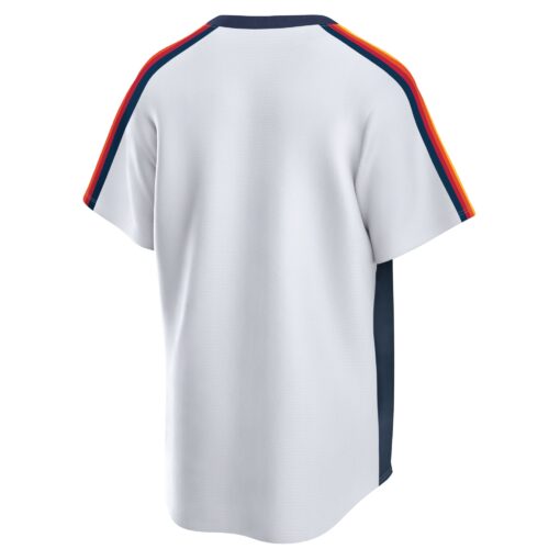 Men's Houston Astros White Home Cooperstown Collection Player Jersey - Image 3