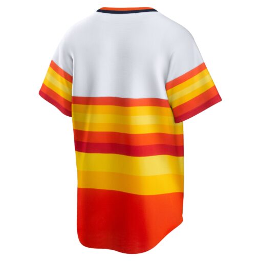 Men's Houston Astros White Home Cooperstown Collection Team Jersey - Image 3