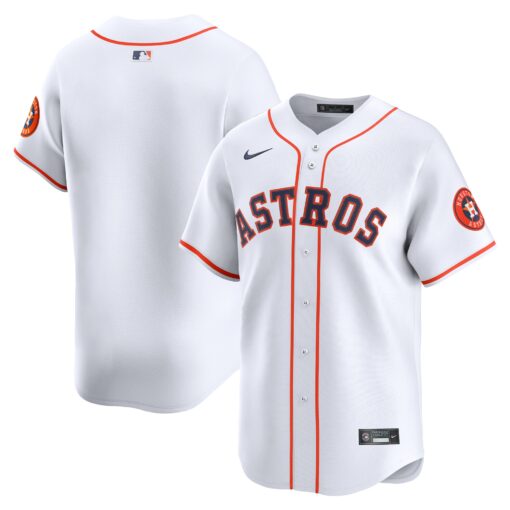 Men's Houston Astros White Home Limited Jersey