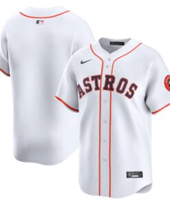 Men's Houston Astros White Home Limited Jersey