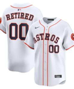Men's Houston Astros White Home Limited Pick-A-Player Retired Roster Jersey