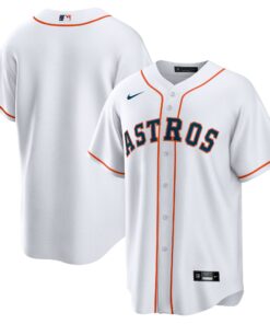 Men's Houston Astros White Home Team Jersey
