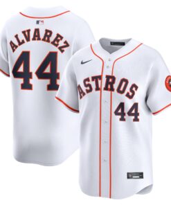 Men's Houston Astros Yordan Alvarez White Home Limited Player Jersey