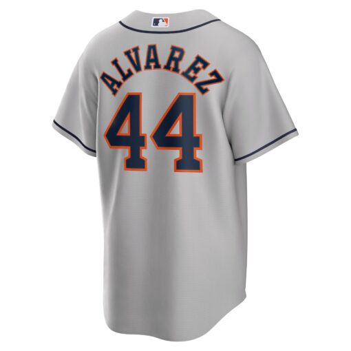 Men's Houston Astros Yordan Ãlvarez Gray Road Player Jersey - Image 3