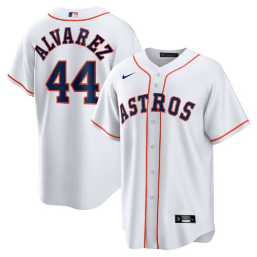 Men's Houston Astros Yordan Ãlvarez White Home Player Jersey