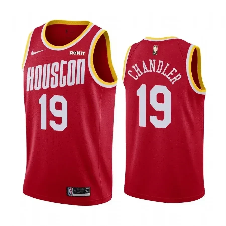 Men's Houston Rockets Tyson Chandler 19 Classics Jersey - JS291