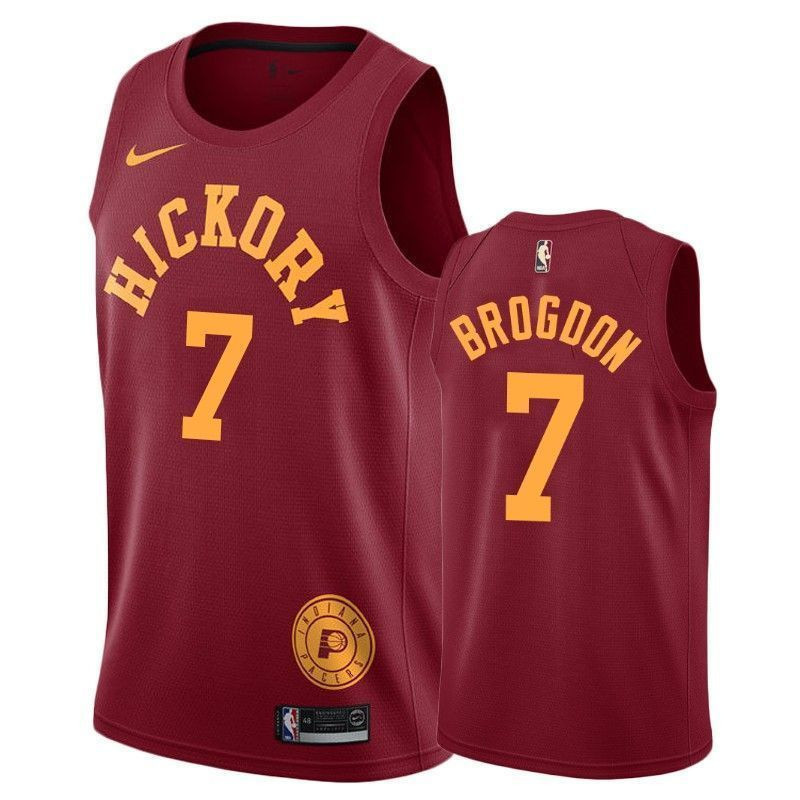 Men's Indiana Pacers Malcolm Brogdon 7 Hardwood Classics Jersey - JS297