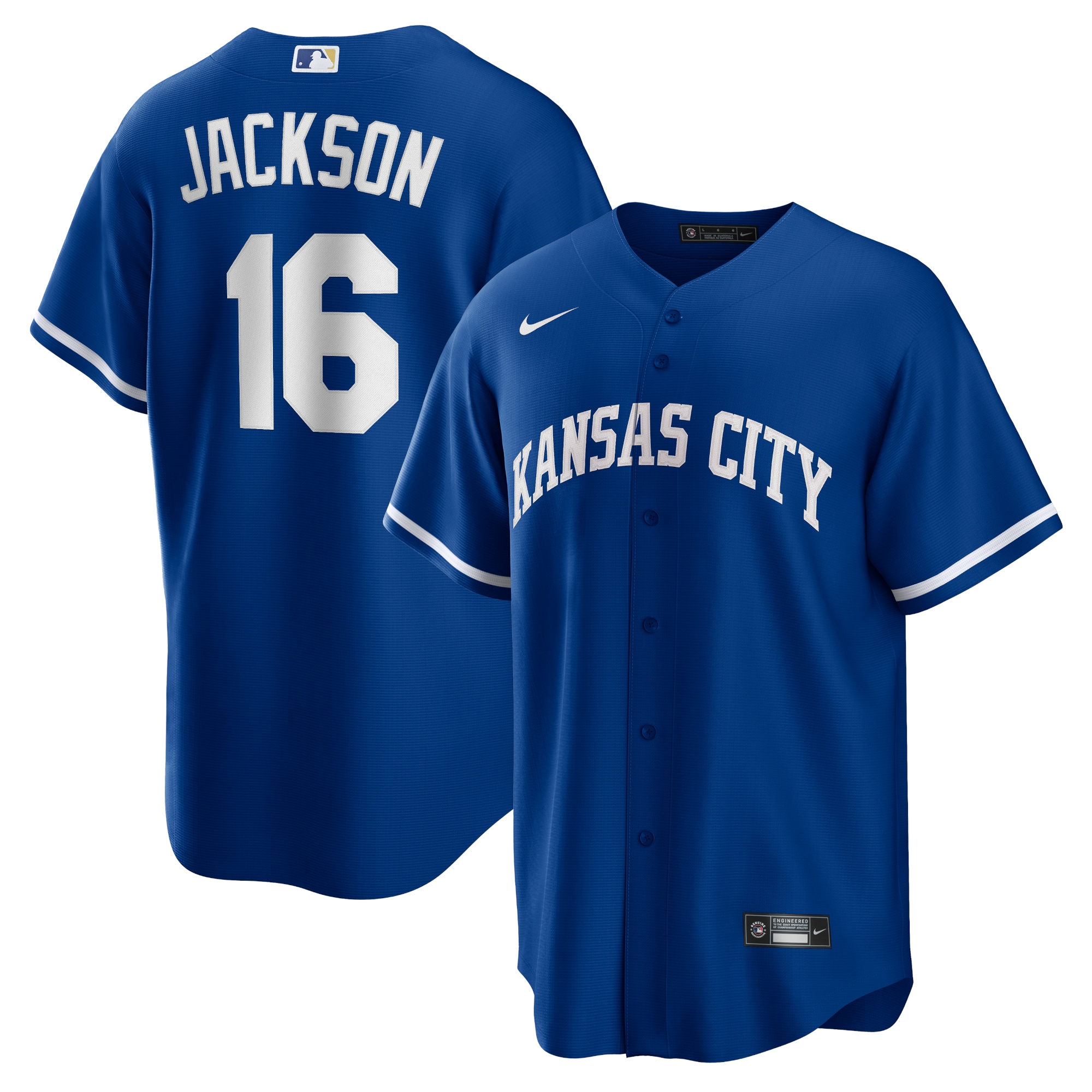 Men's Kansas City Royals Bo Jackson Royal Alternate Cooperstown Collection Player Jersey