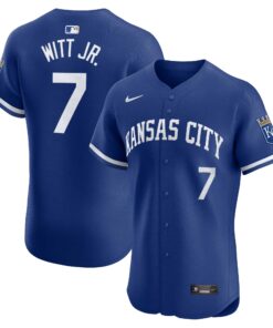 Men's Kansas City Royals Bobby Witt Jr. Royal Alternate Elite Player Jersey